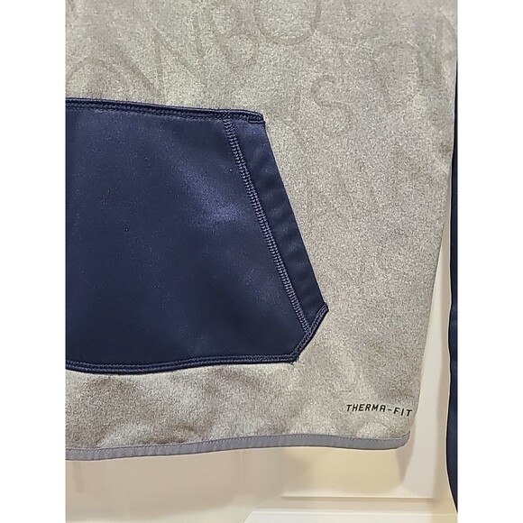 Nike ThermaFit Dallas Cowboy NFL Team Apparel Pullover Hoodie Blue Gray Fleece S - Picture 3 of 13